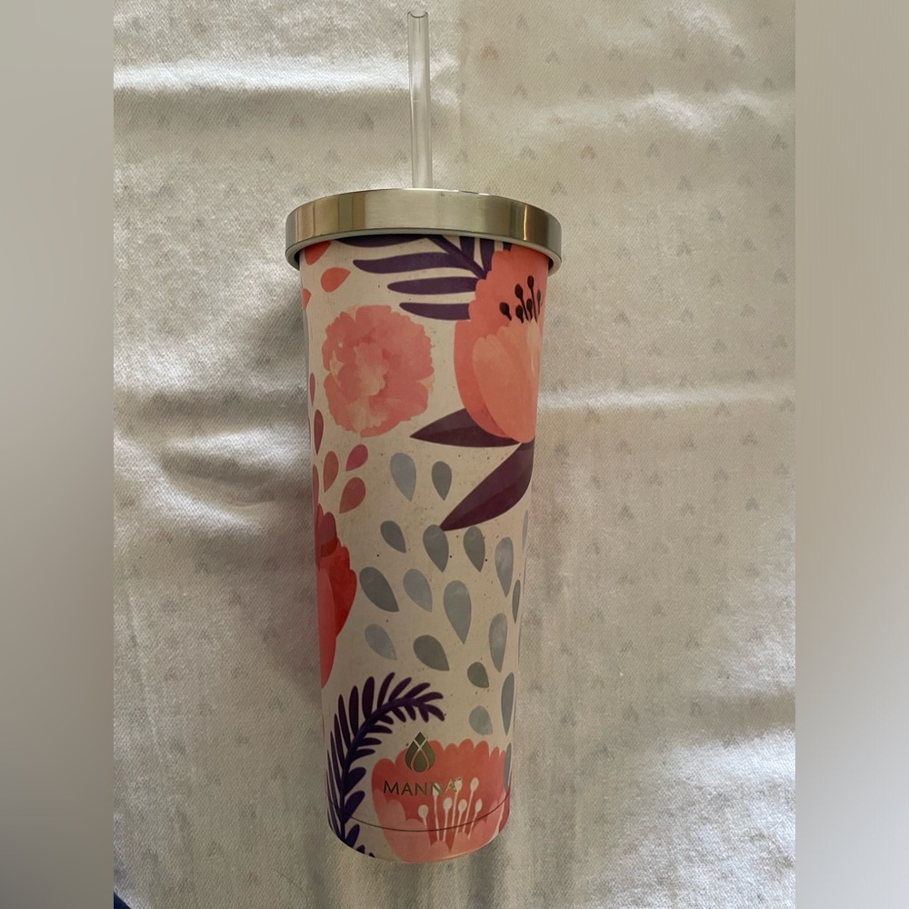 Floral tumbler